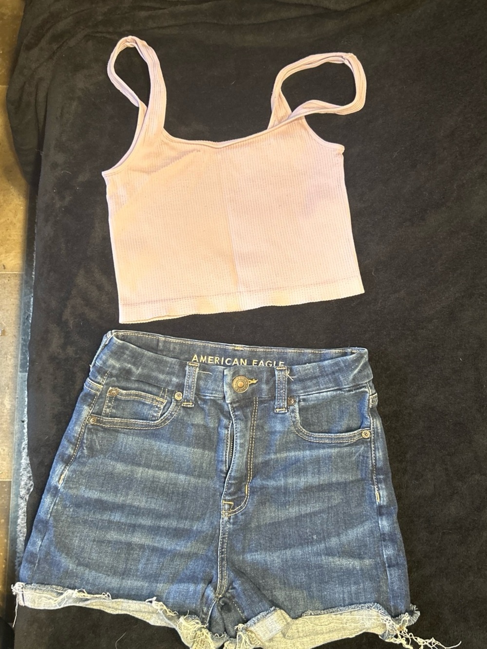American Eagle Outfitters Blue Denim Jean Shorts